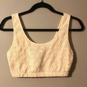 Forever 21 Crochet Lace Top